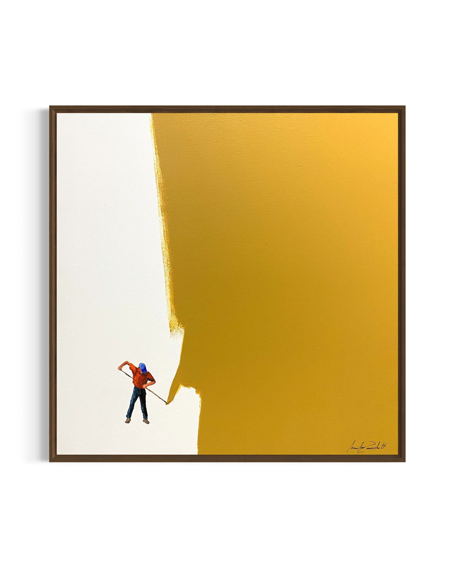 Obra De Arte Minimalista - Pintores - Ocre II