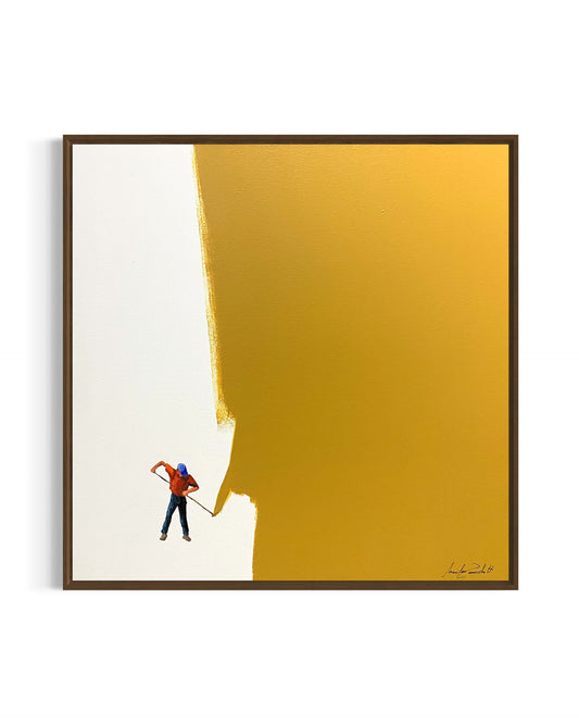 Obra De Arte Minimalista - Pintores - Ocre II