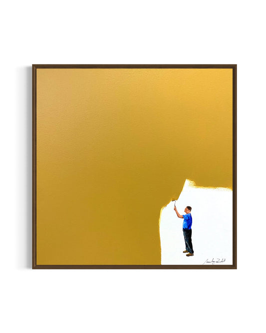 Obra De Arte Minimalista - Pintores - Ocre I
