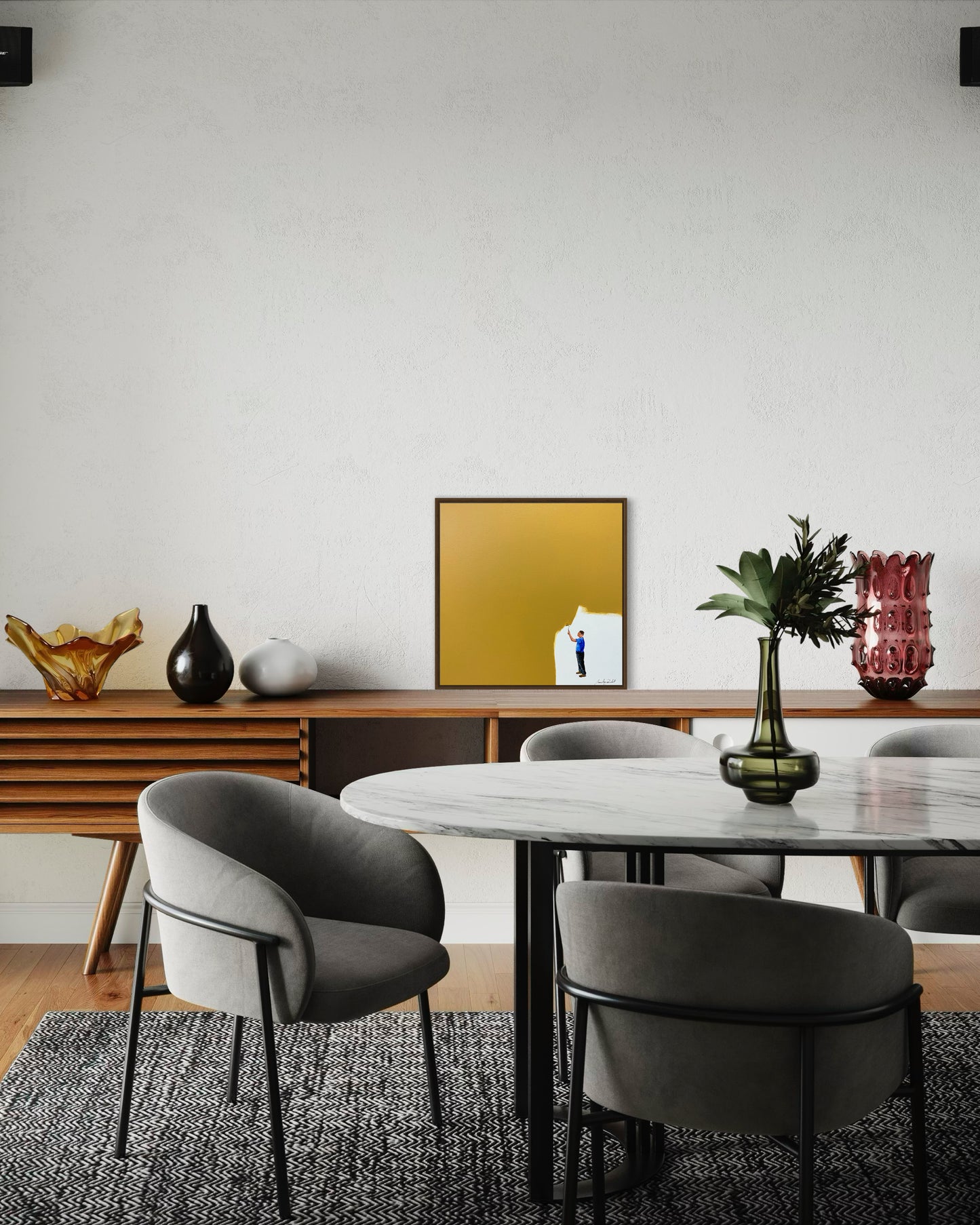 Obra De Arte Minimalista - Pintores - Ocre I