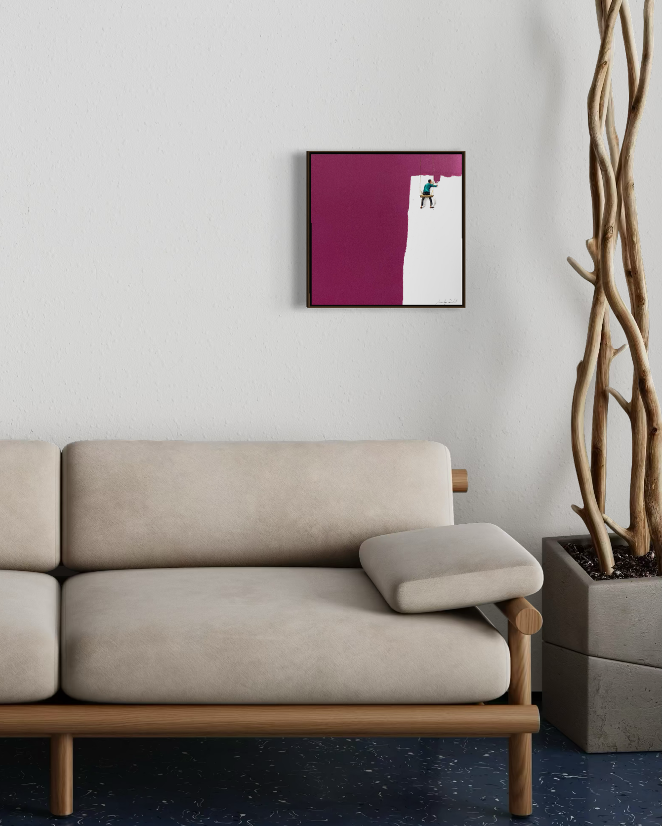 Obra de Arte Minimalista - Pintores - Púrpura