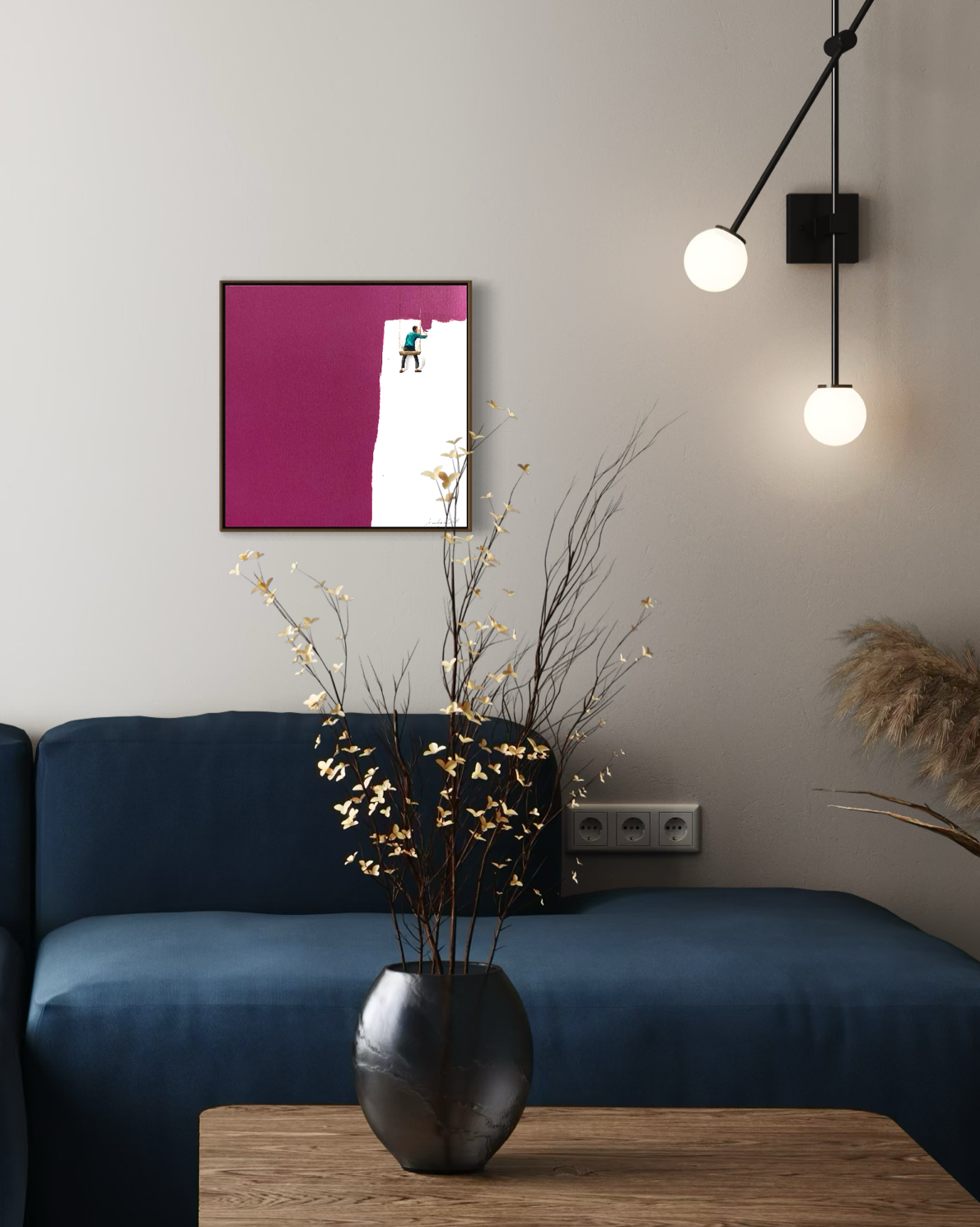 Obra de Arte Minimalista - Pintores - Púrpura