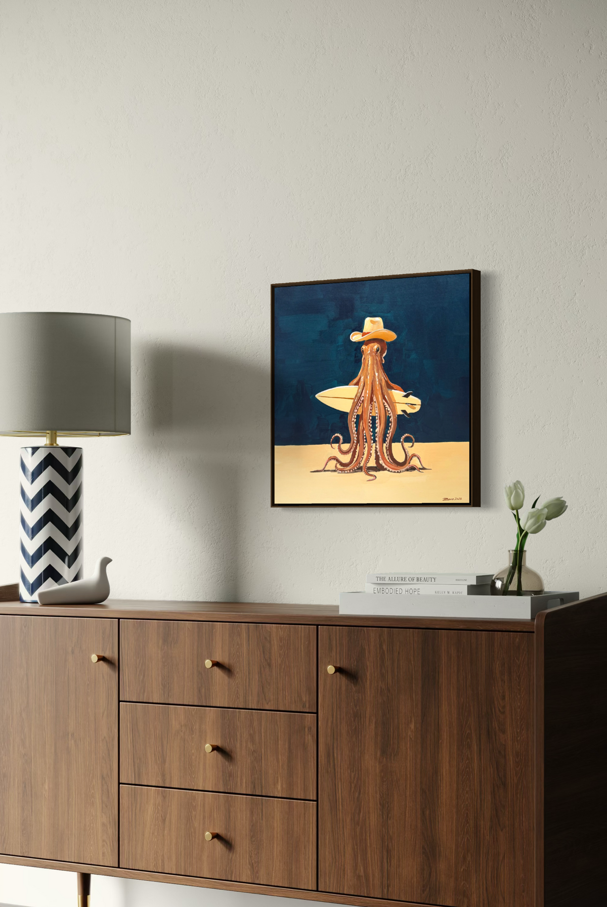 Obra de Arte Surrealista - Náutica - Polvo