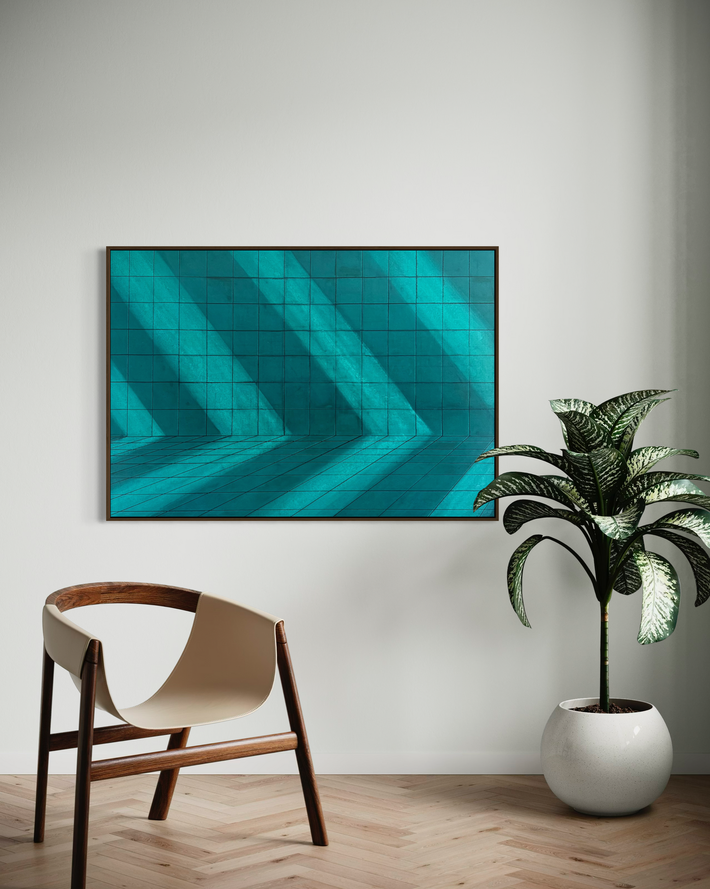 Obra abstracta - Colores del horizonte