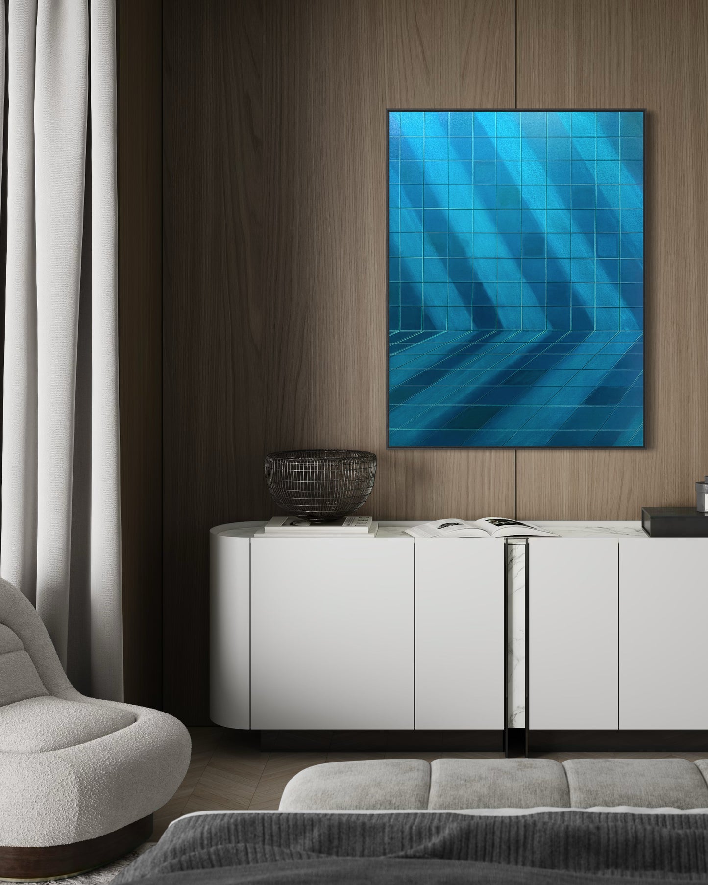 Obra De Arte Figurativa - Pool