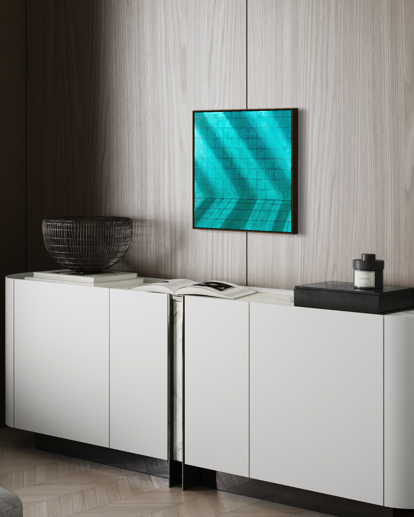 Obra de Arte Figurativa - Pool