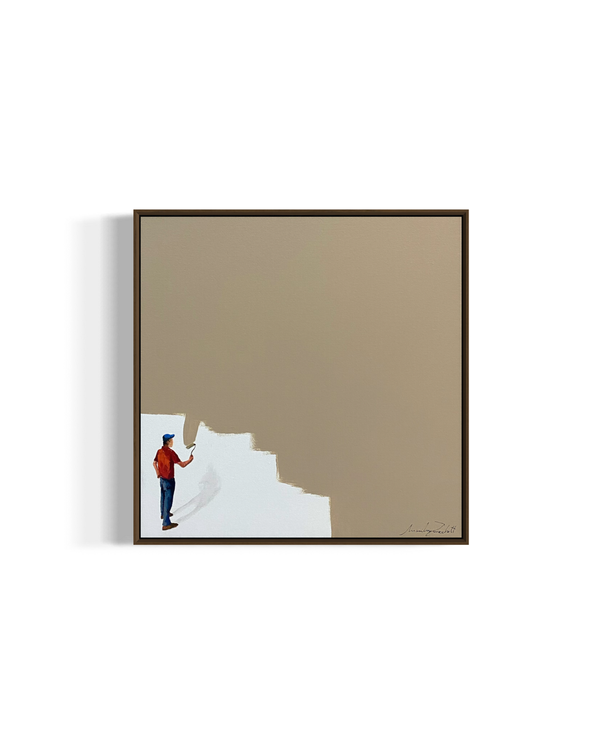 Obra de Arte Minimalista - Pintores - Bege