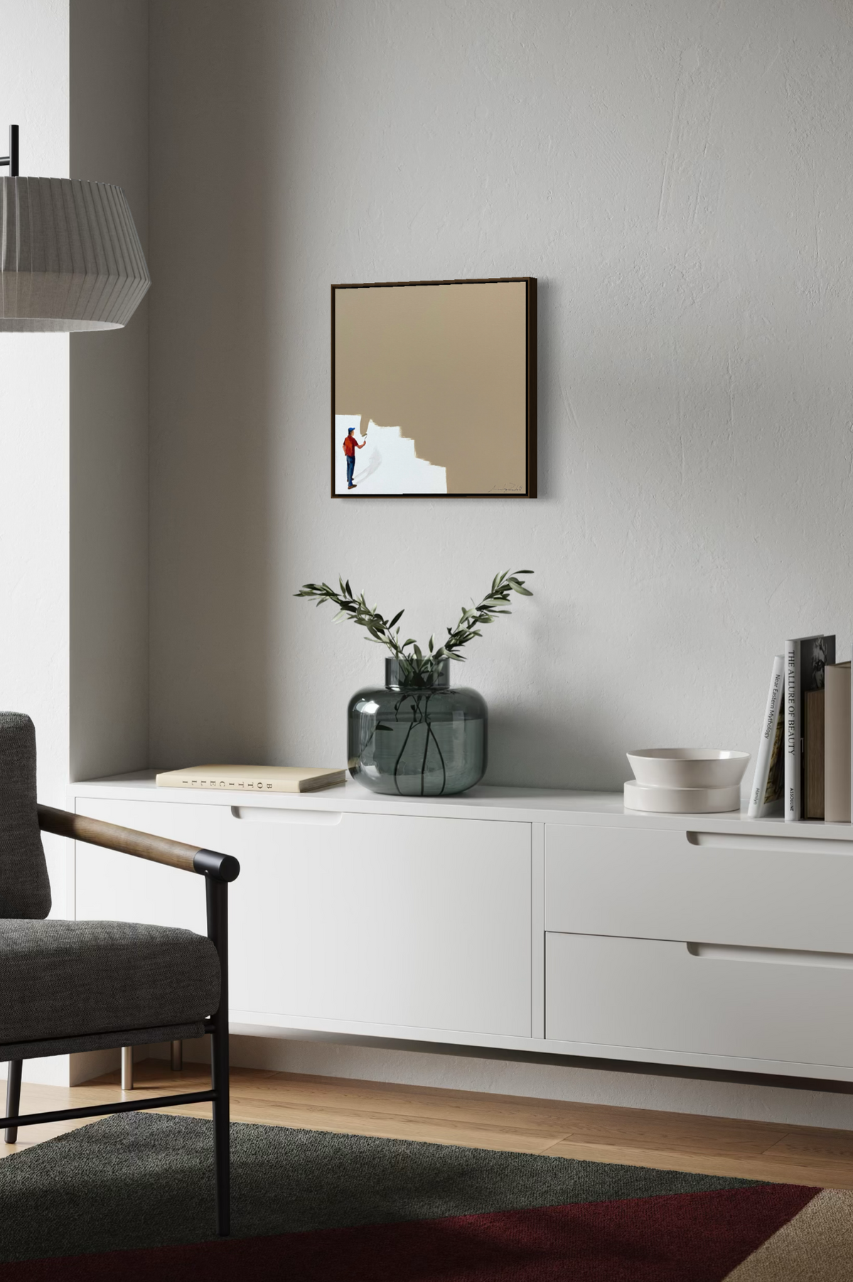 Obra de Arte Minimalista - Pintores - Bege