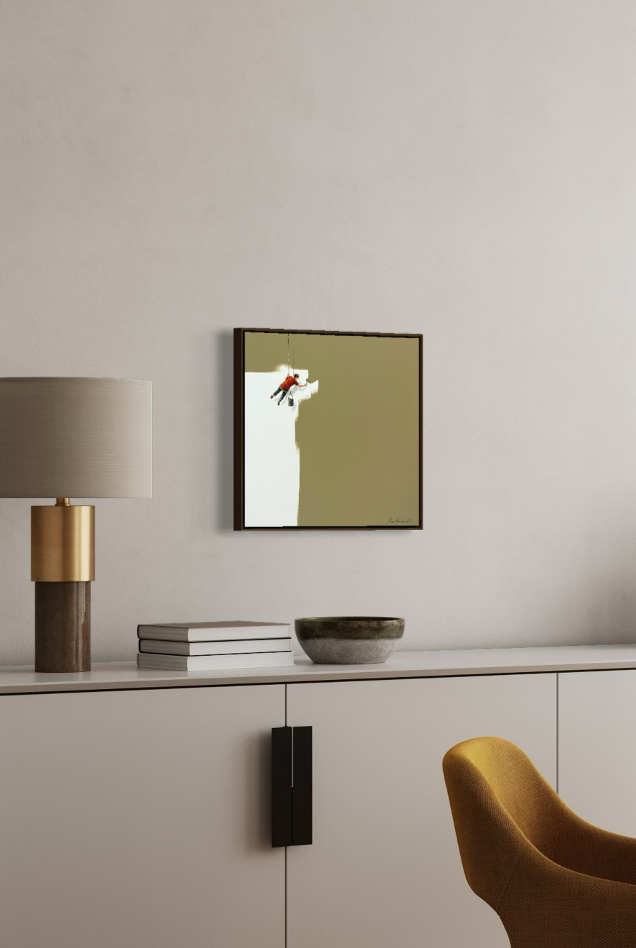 Obra de Arte Minimalista - Pintores - Ocre