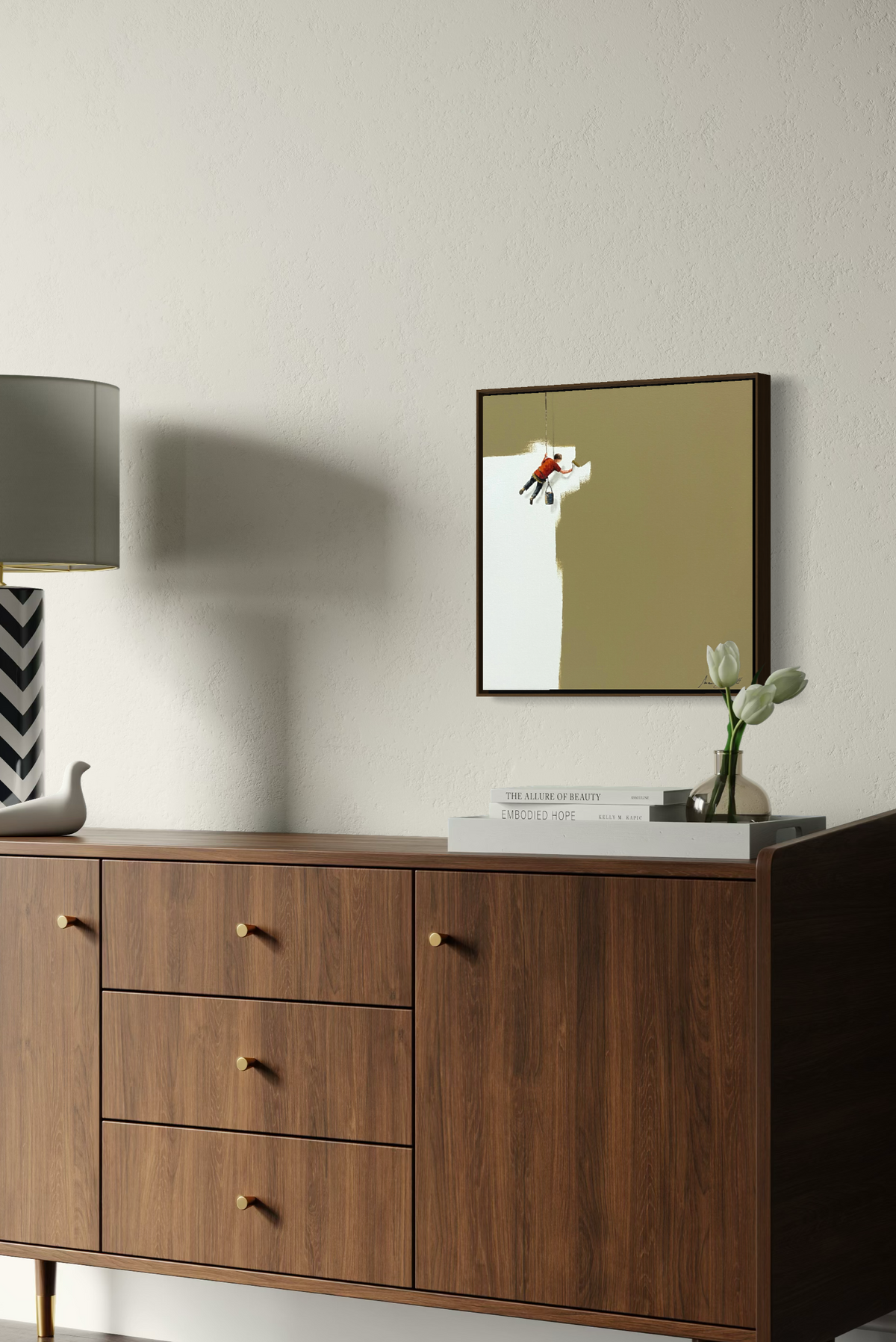 Obra de Arte Minimalista - Pintores - Ocre