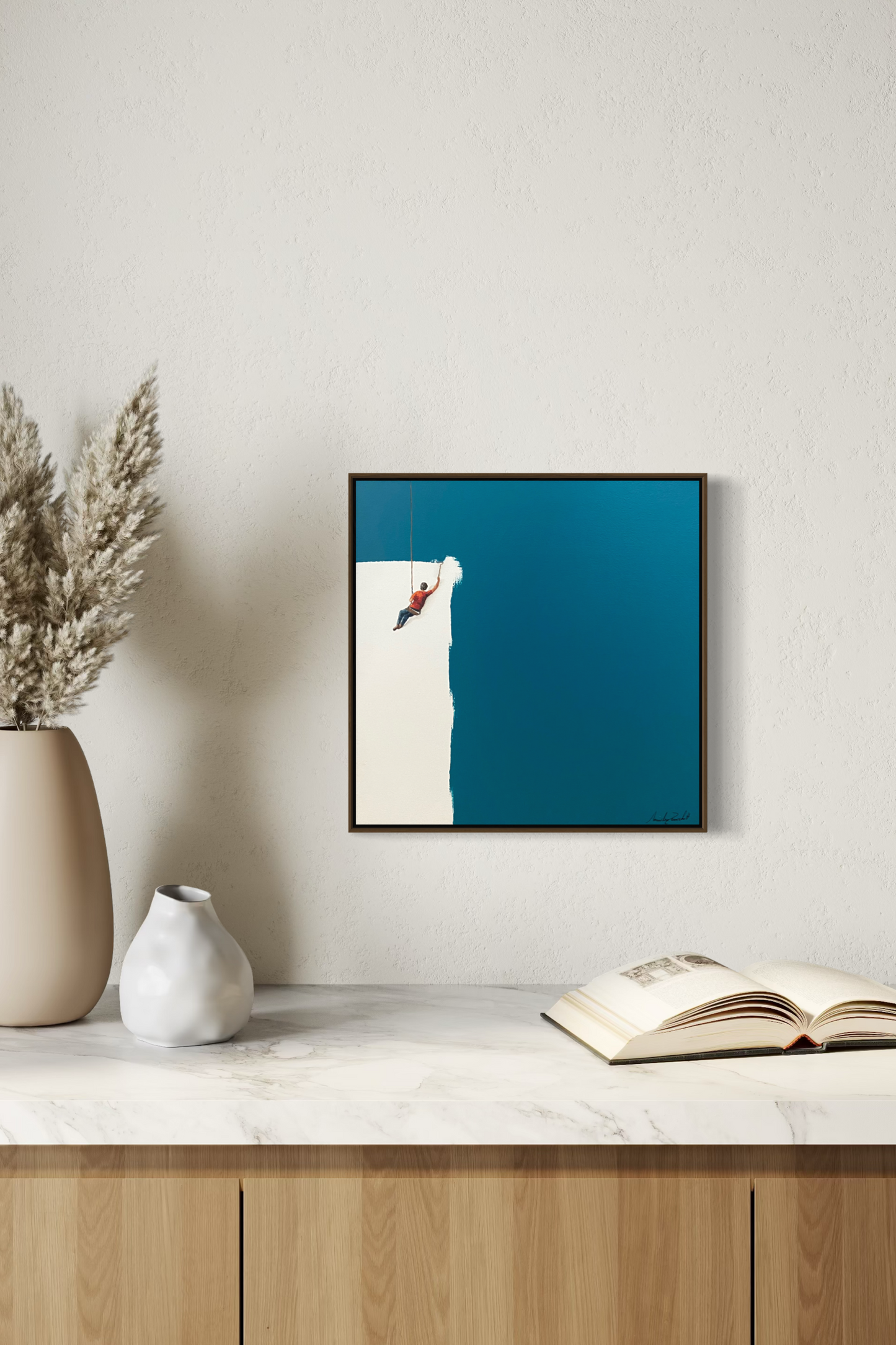 Obra de Arte Minimalista - Pintores - Turquesa
