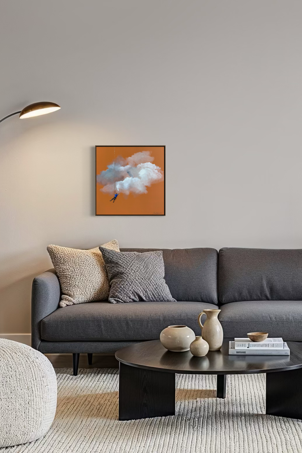 Obra de Arte Minimalista - Pintores - Nuvem