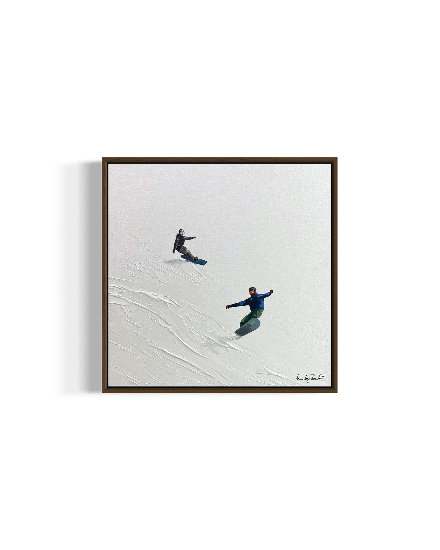 Obra de Arte Minimalista - Esportes - Snowboard