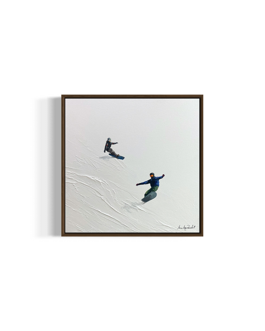 Obra de Arte Minimalista - Esportes - Snowboard