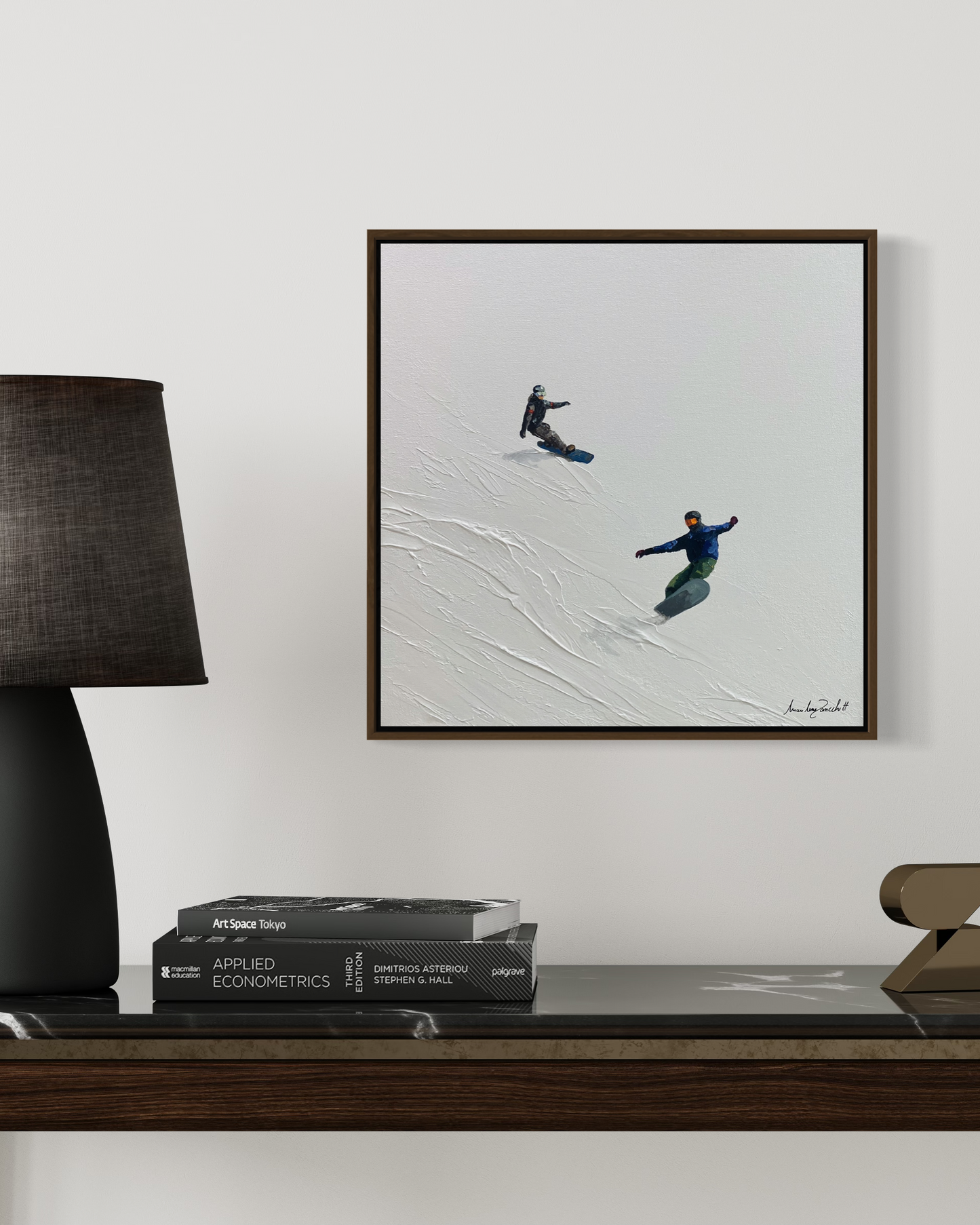 Obra de Arte Minimalista - Esportes - Snowboard