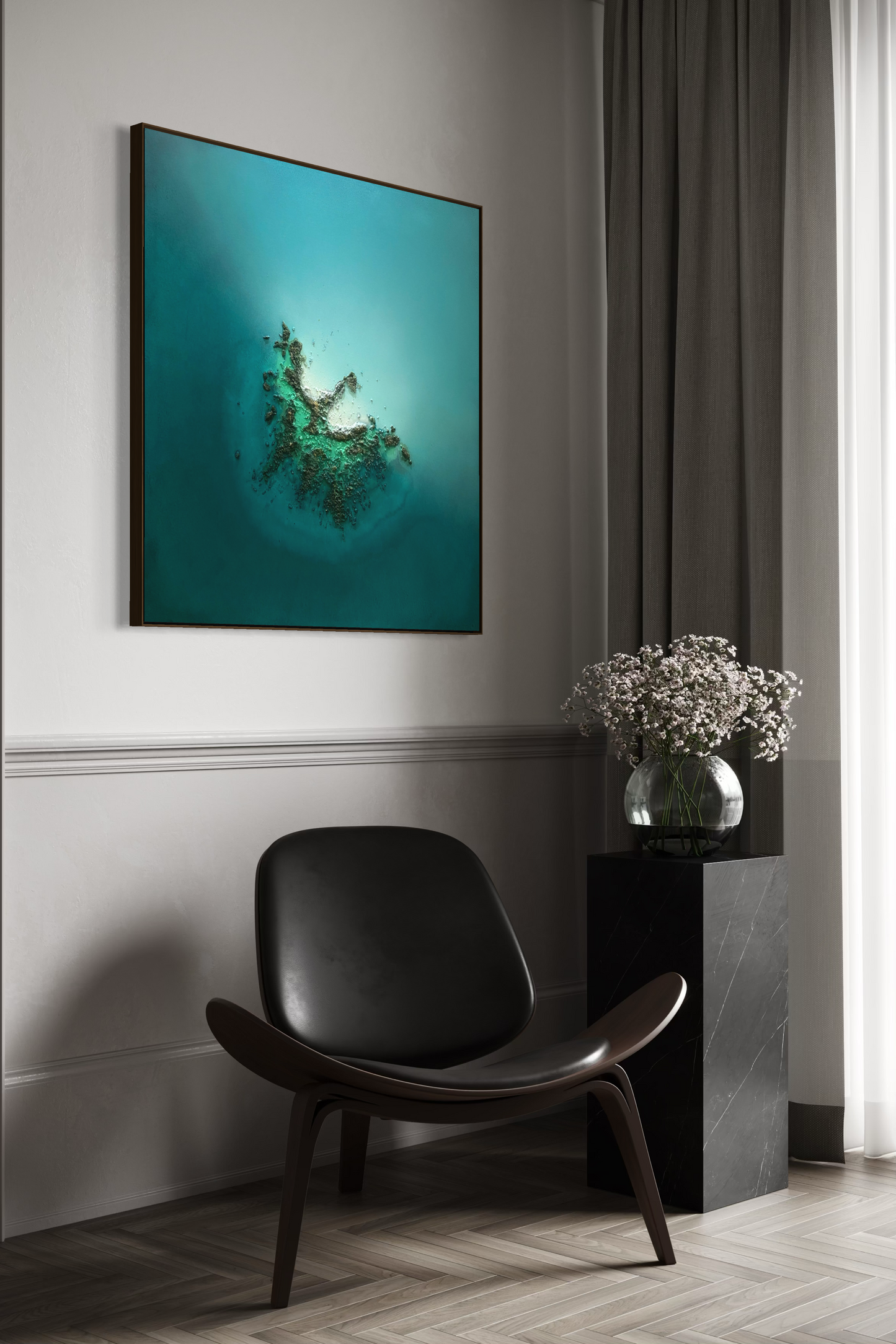 Obra de Arte Abstrata - Seven Seas - Island II