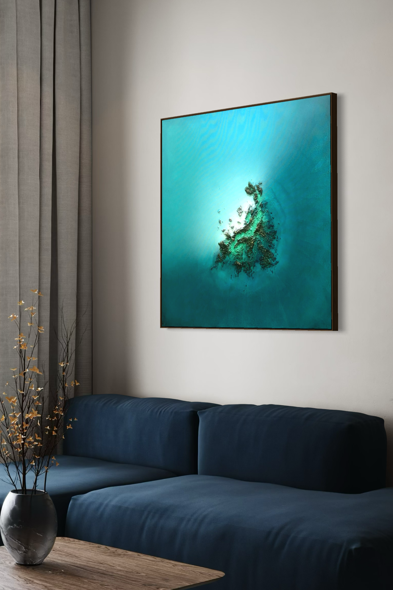Obra de Arte Abstrata - Seven Seas - Island I