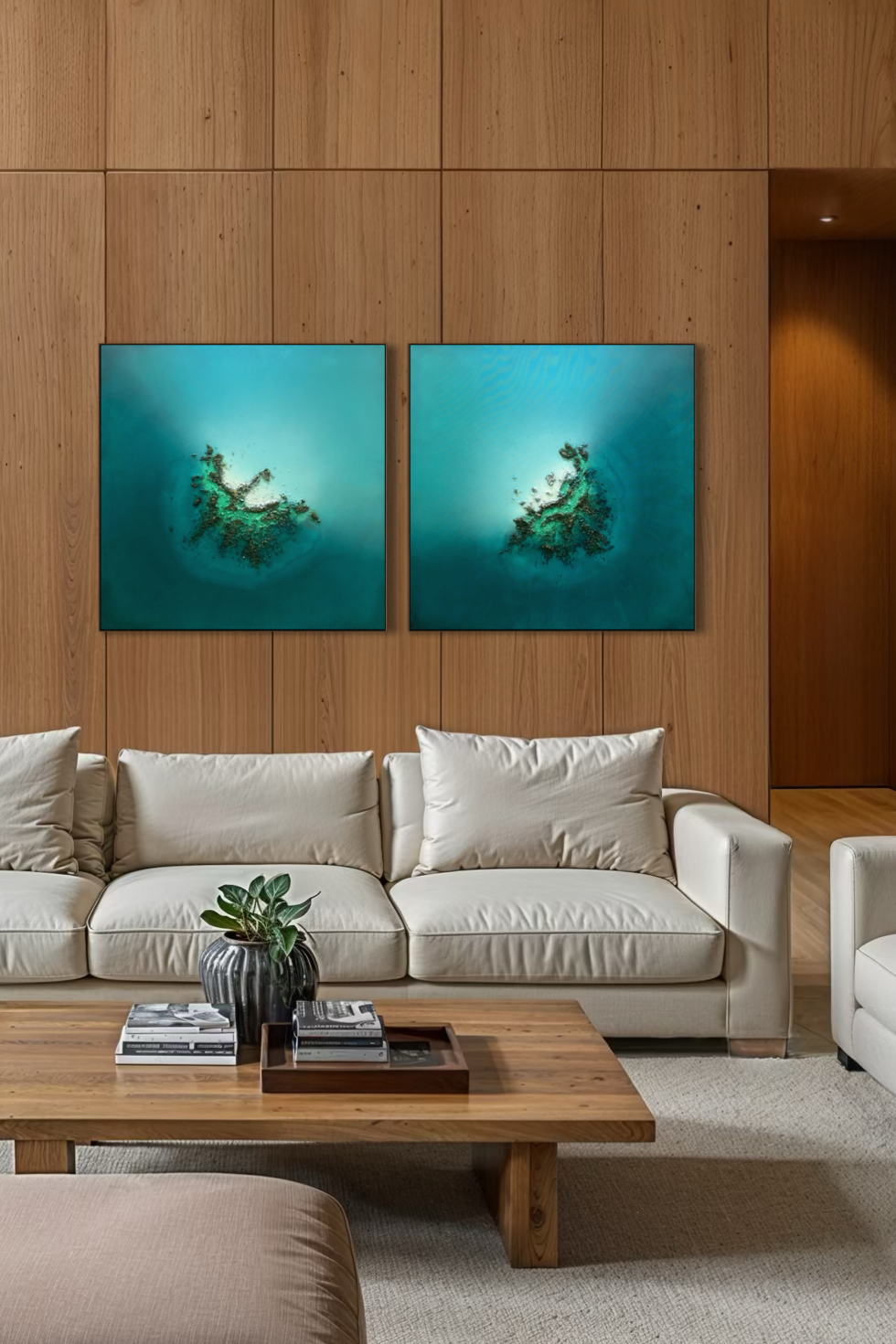 Obra de Arte Abstrata - Seven Seas - Island I