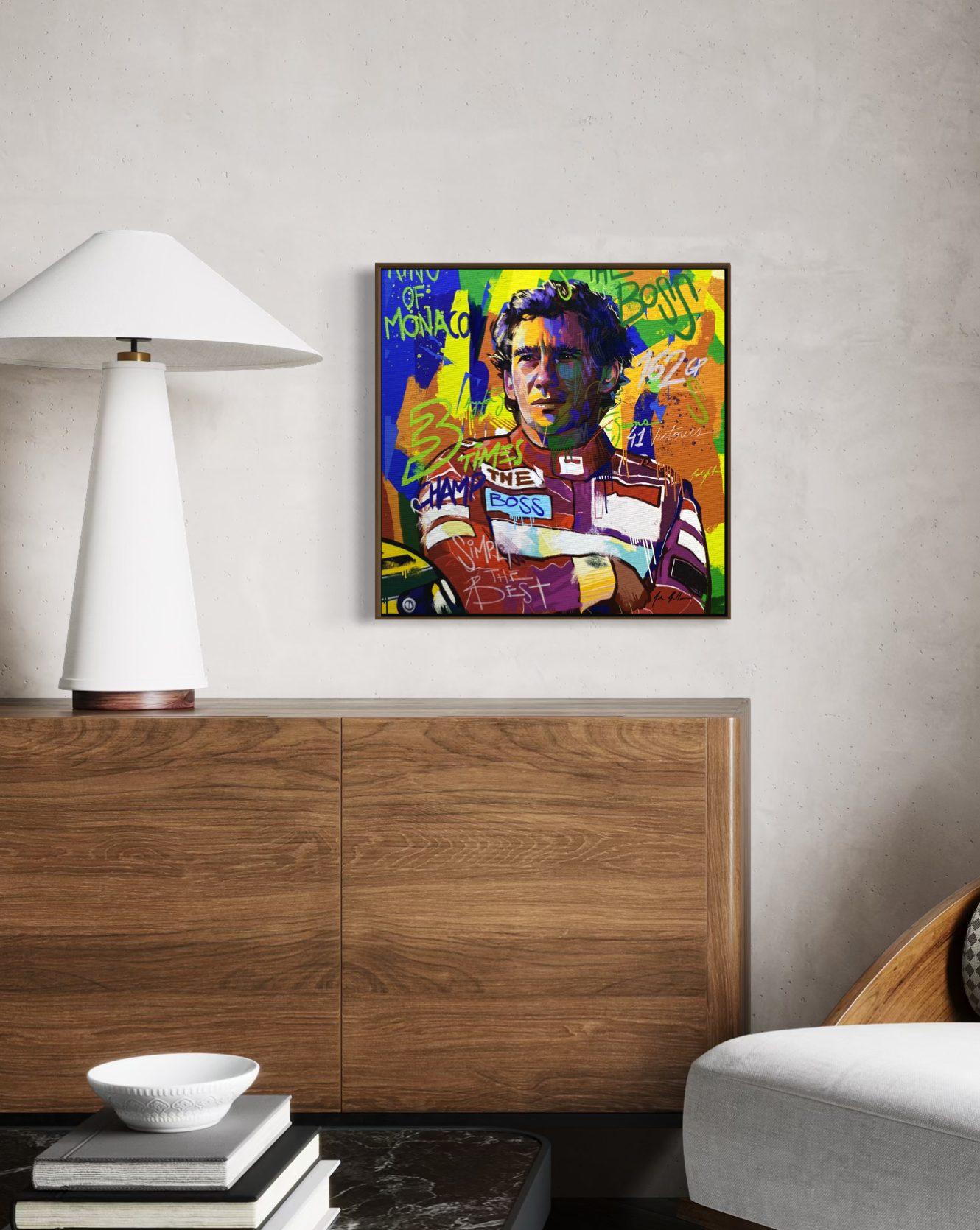 Obra figurativa - Lado B&amp;N