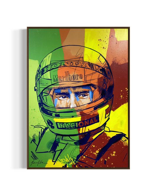 Obra de Arte Figurativa - Senna V