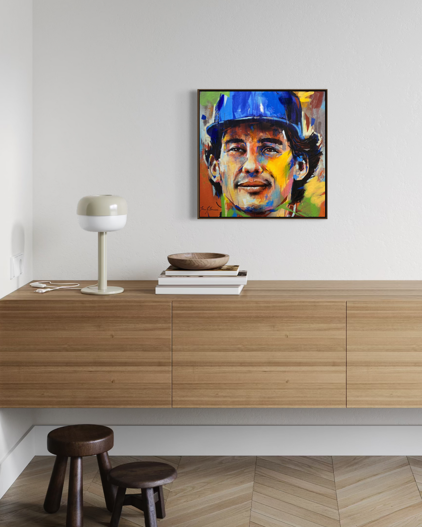 Obra de Arte Figurativa - Senna Abstract IV