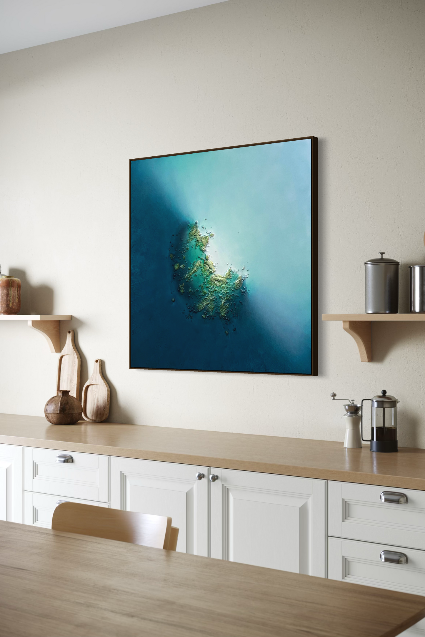 Obra de Arte Abstrata - Seven Seas - Island III