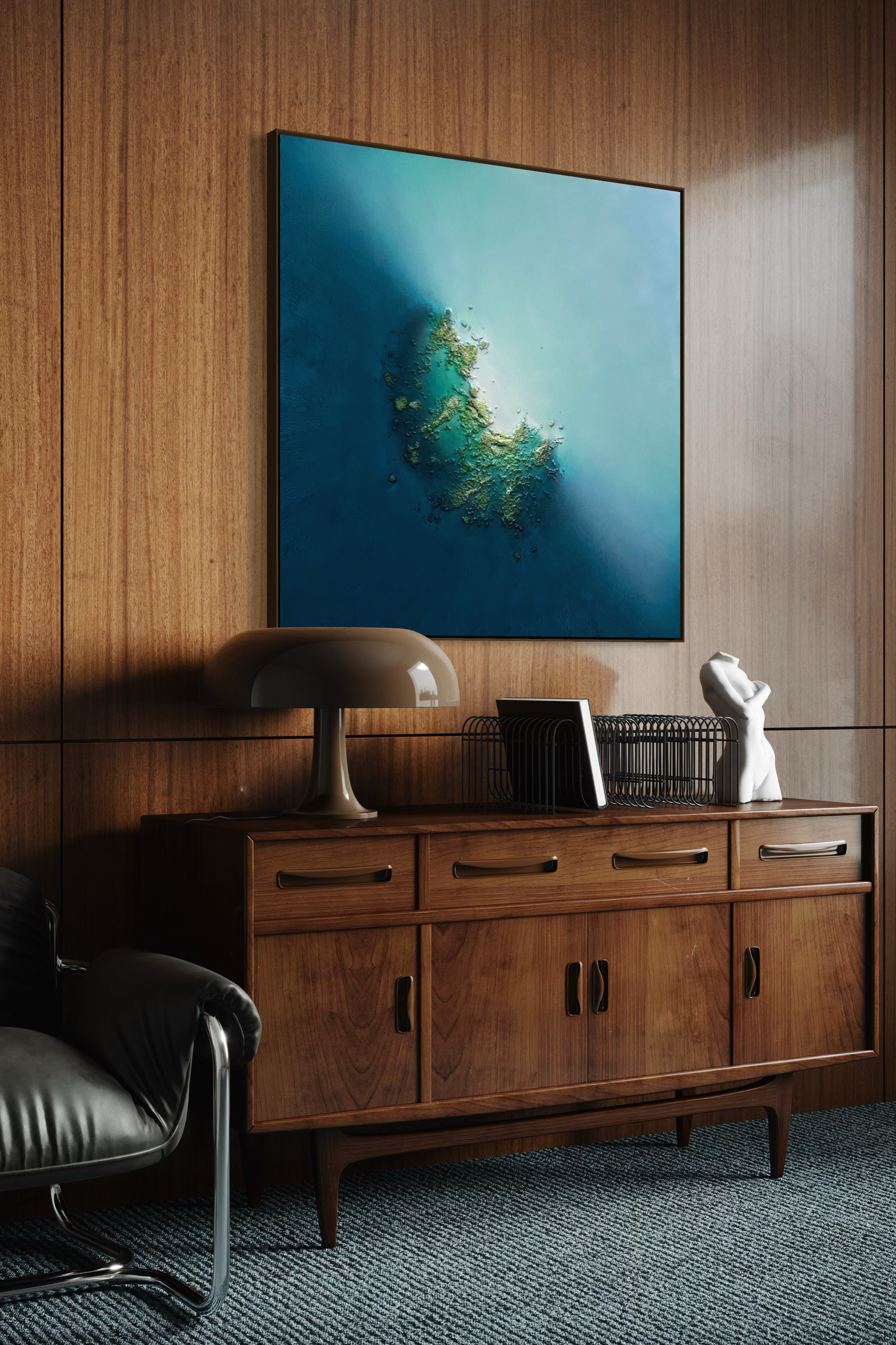 Obra de Arte Abstrata - Seven Seas - Island III