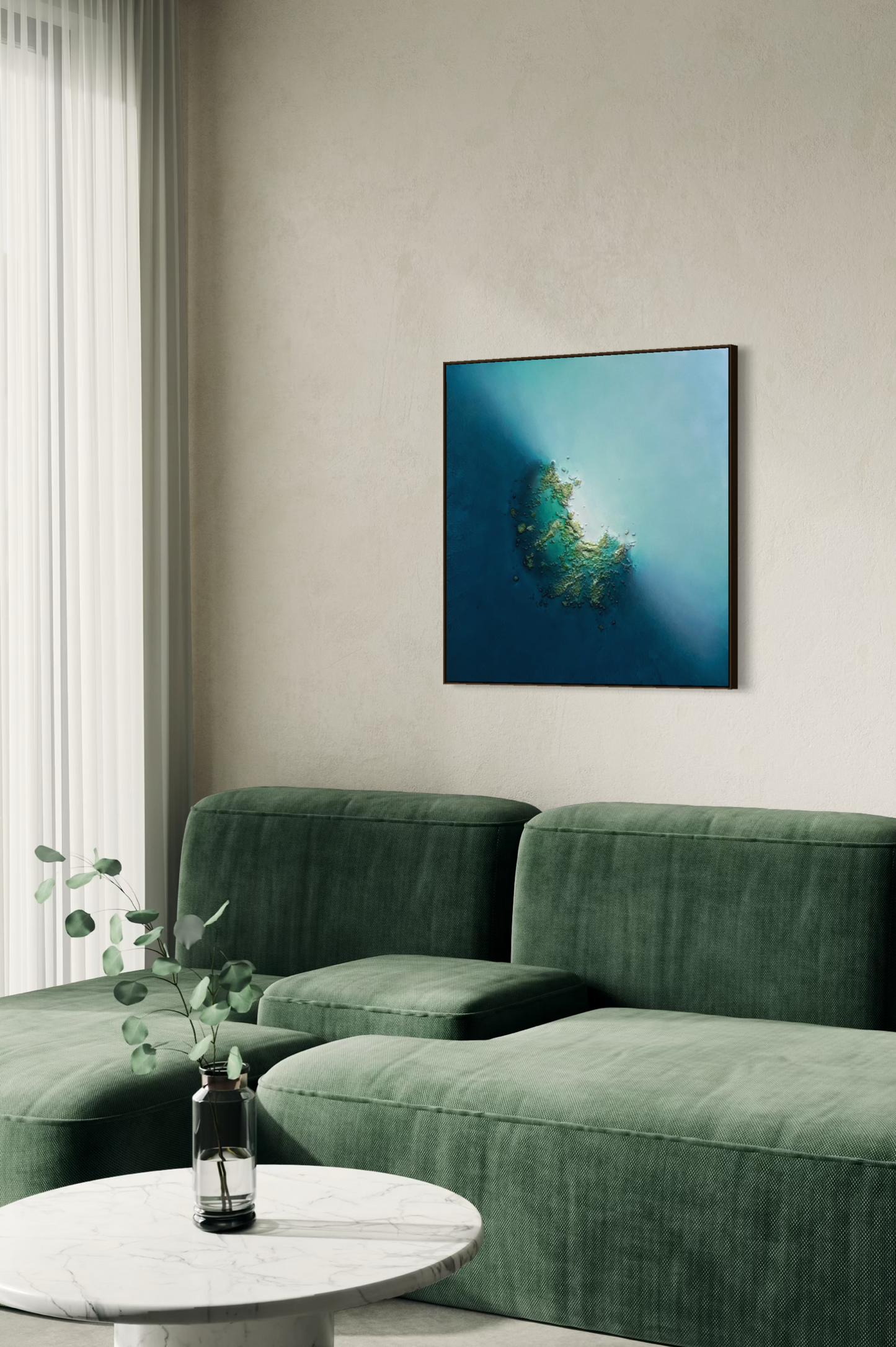 Obra de Arte Abstrata - Seven Seas - Island III