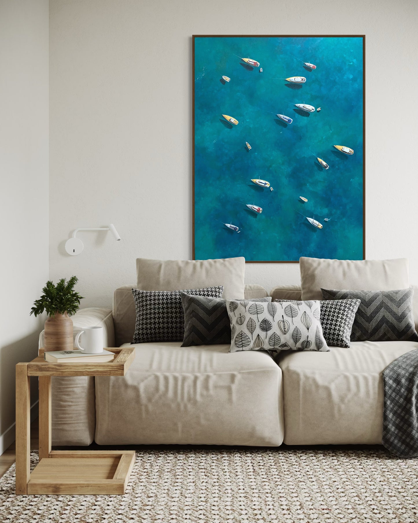 Obra De Arte Figurativa - Flutuar