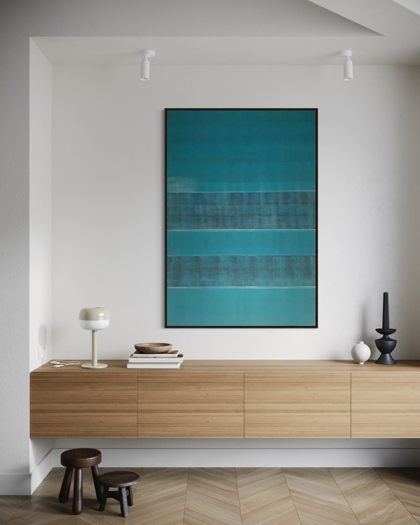Obra De Arte Abstrata - Stripes