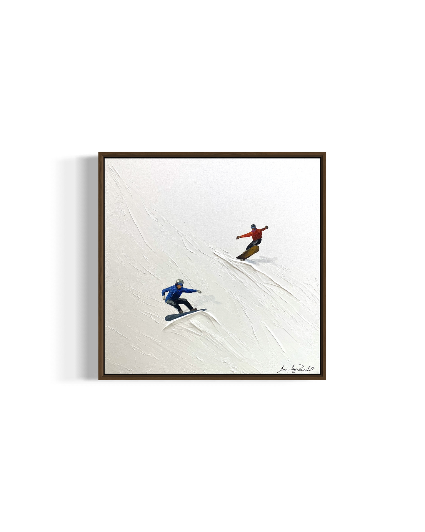 Obra de Arte Minimalista - Esportes - Snowboard