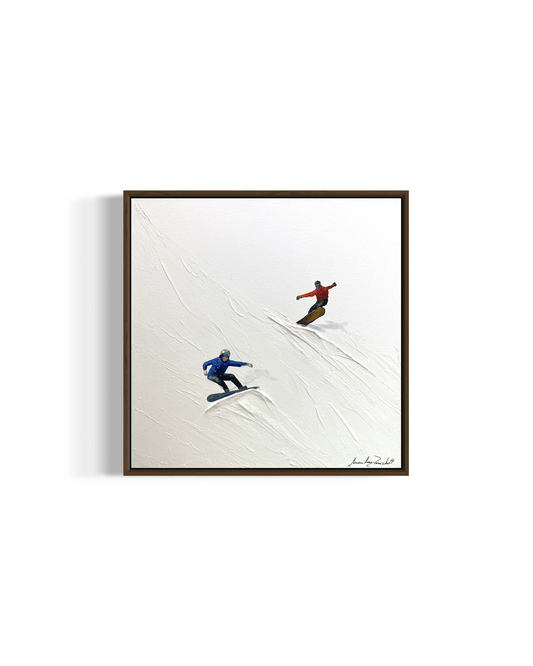 Obra de Arte Minimalista - Esportes - Snowboard