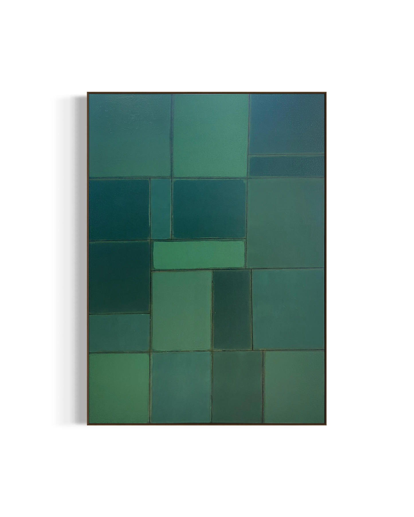Obra de Arte Abstrata - Abstract Shapes - Musgo