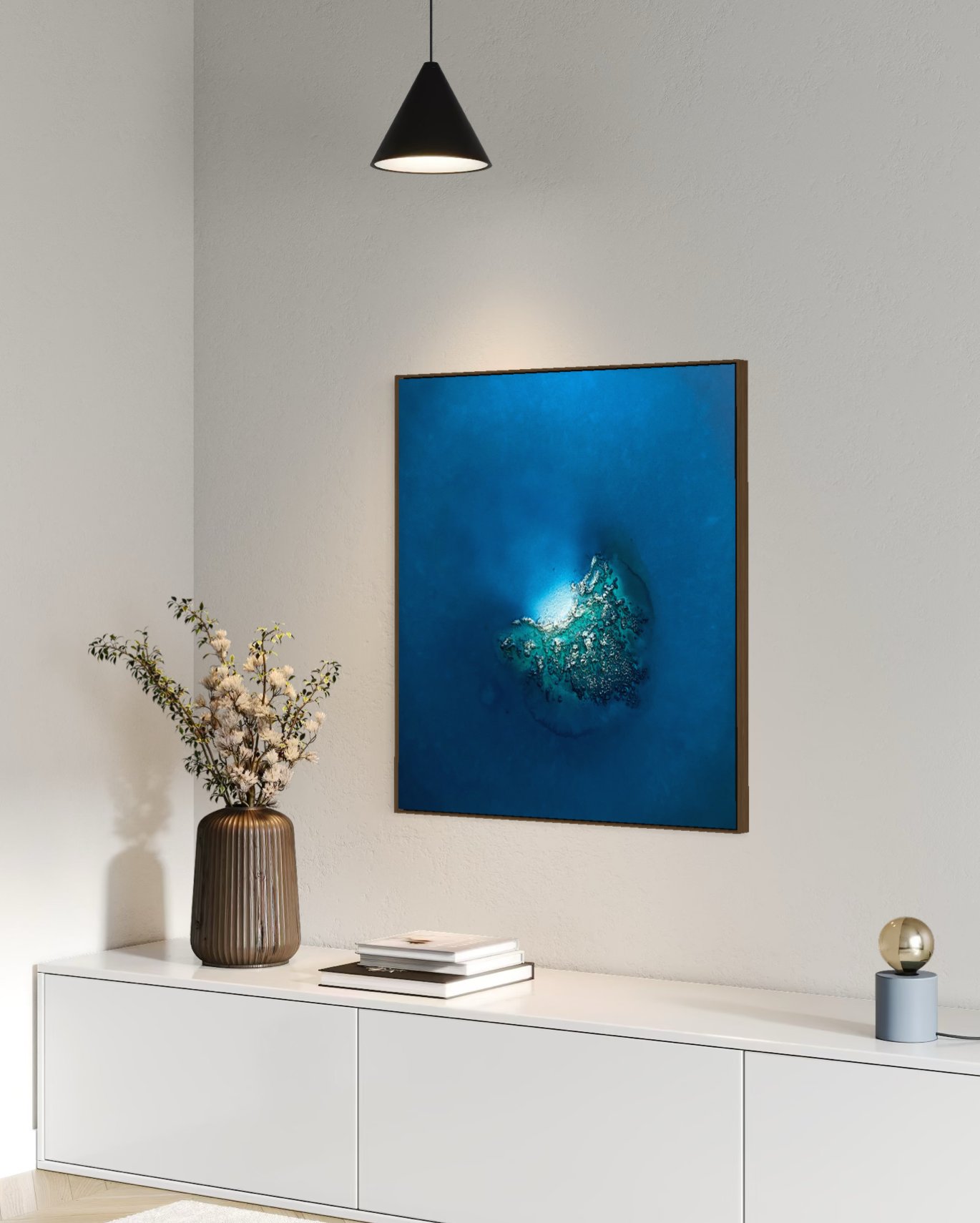Obra de Arte Abstrata - Seven Seas - Island