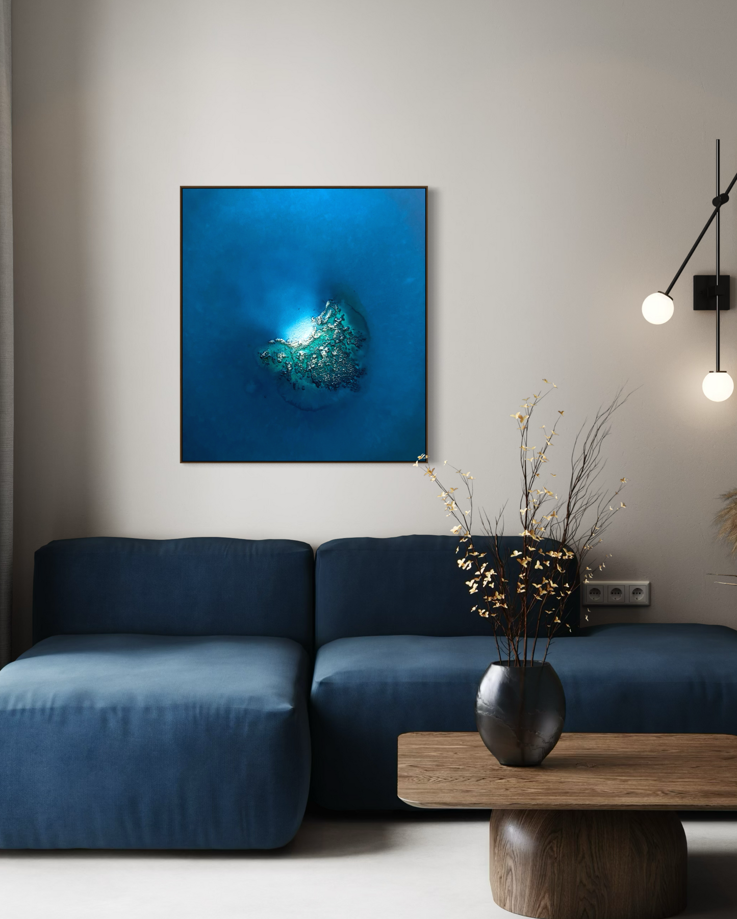 Obra de Arte Abstrata - Seven Seas - Island