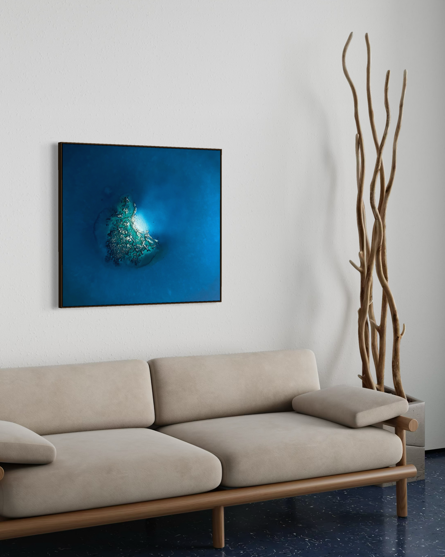 Obra de Arte Abstrata - Seven Seas - Island