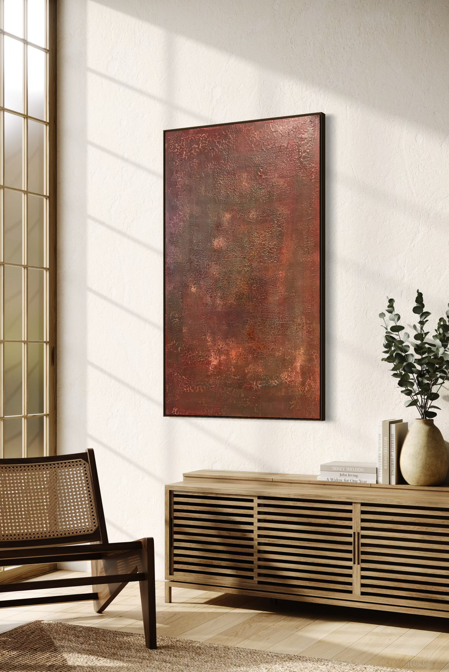 Obra de Arte Abstrata - Abstract Colors - Terracota