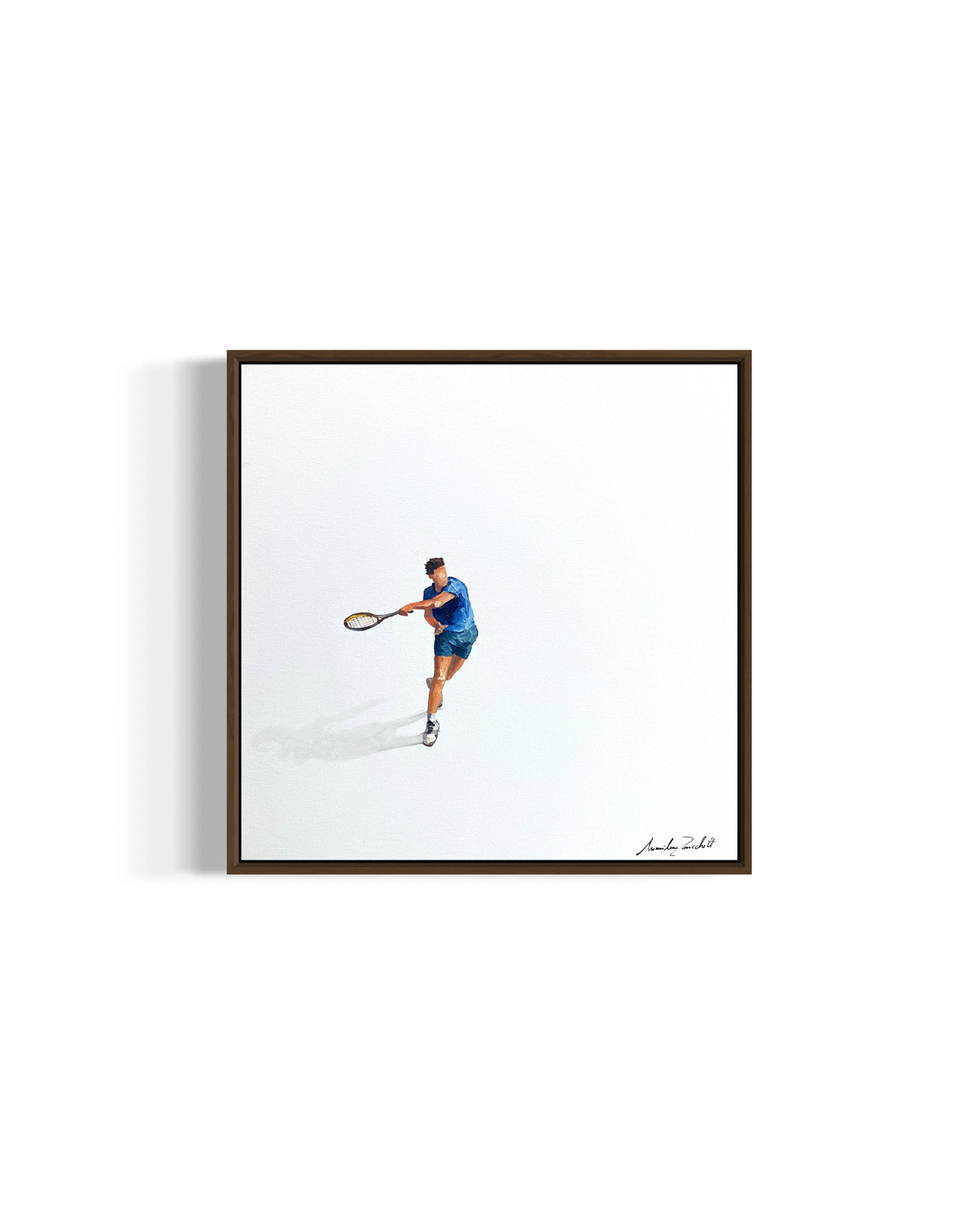 Obra de Arte Minimalista - Esportes - Tênis