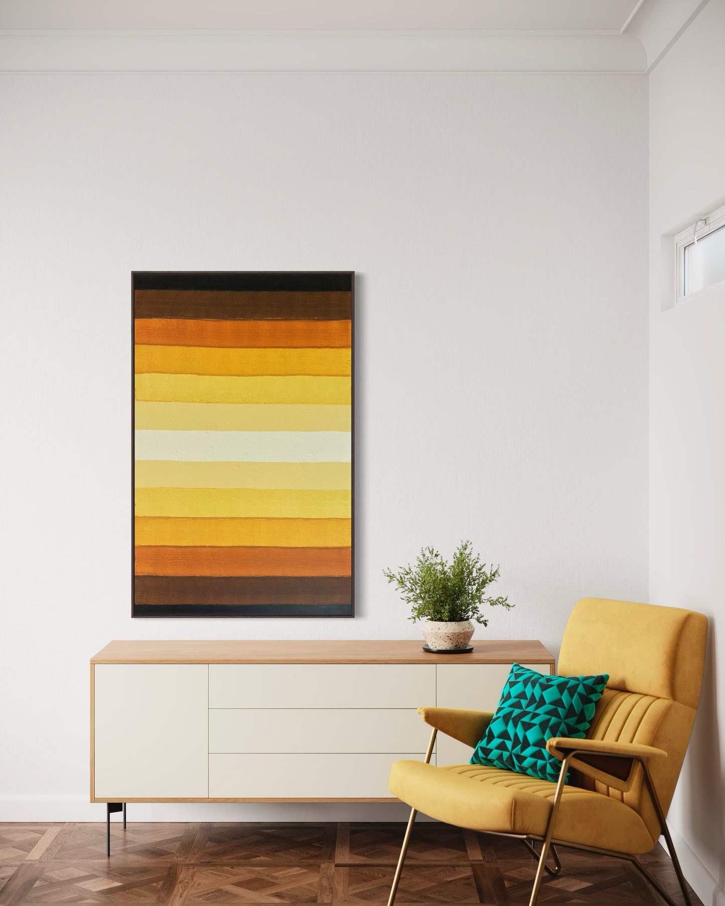 Obra De Arte Abstrata - Tropicália