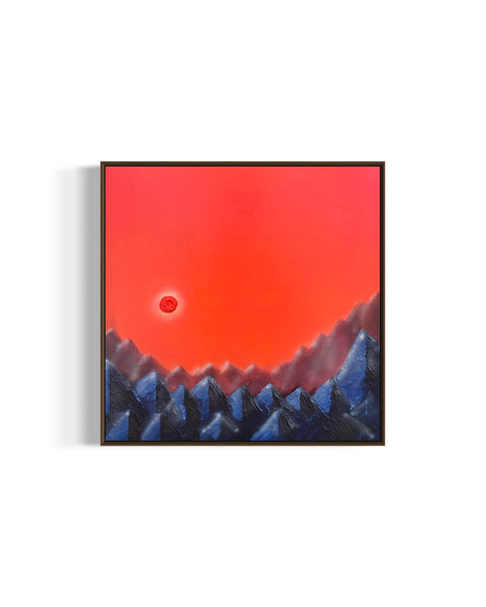 Obra de Arte Abstrata - Cordilheiras I