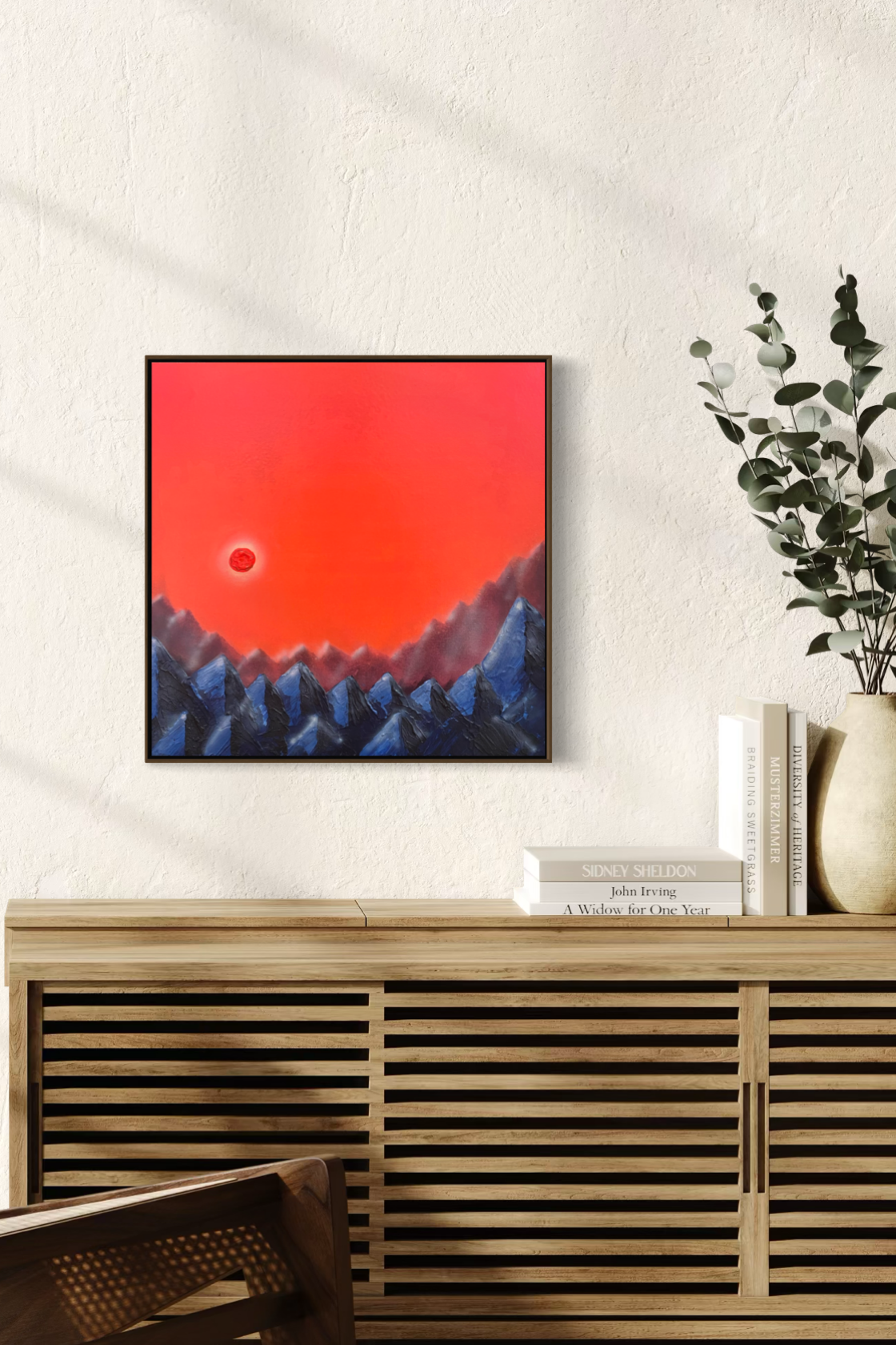Obra de Arte Abstrata - Cordilheiras I