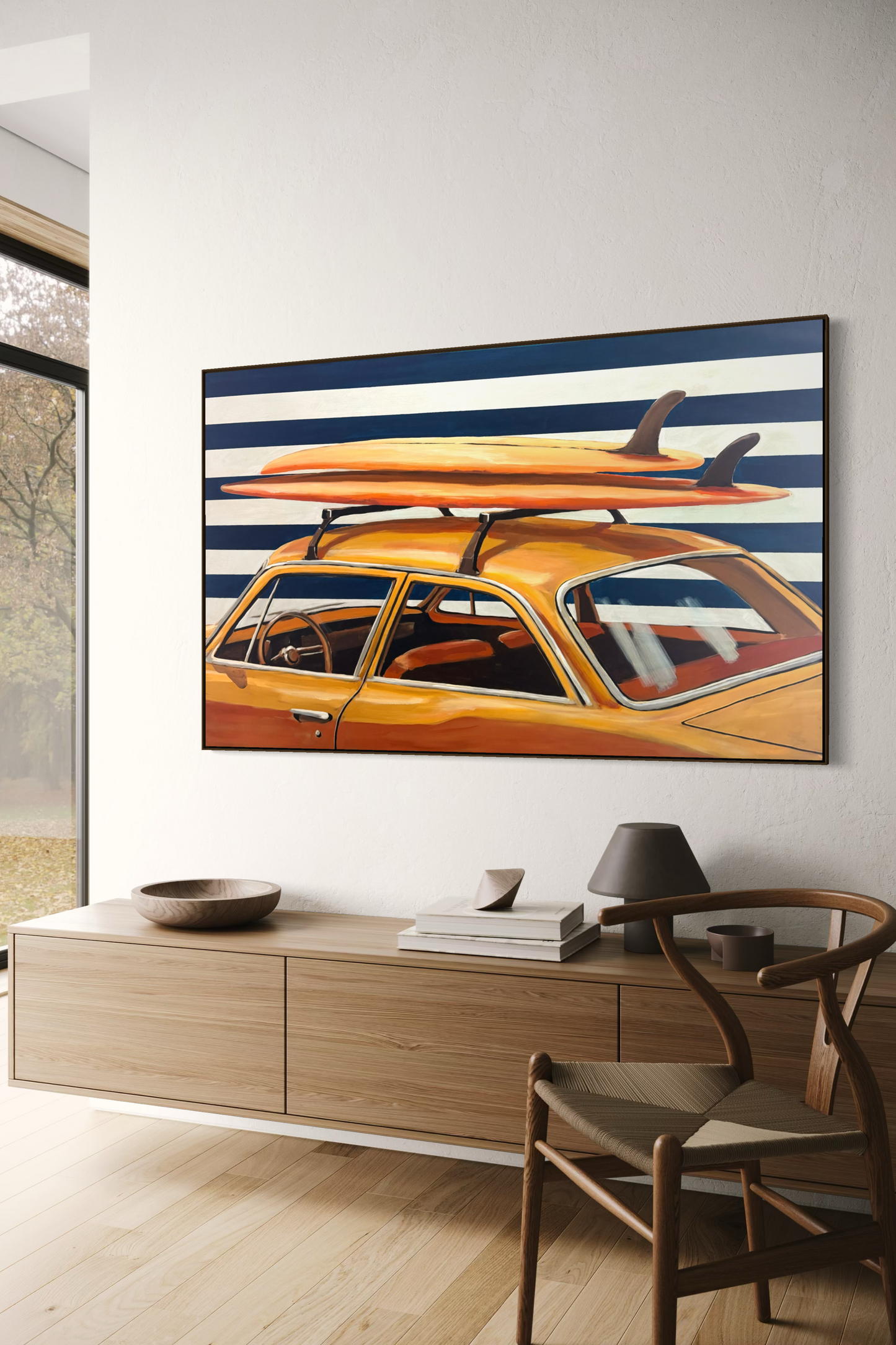 Obra de Arte Figurativa - Surf Vintage