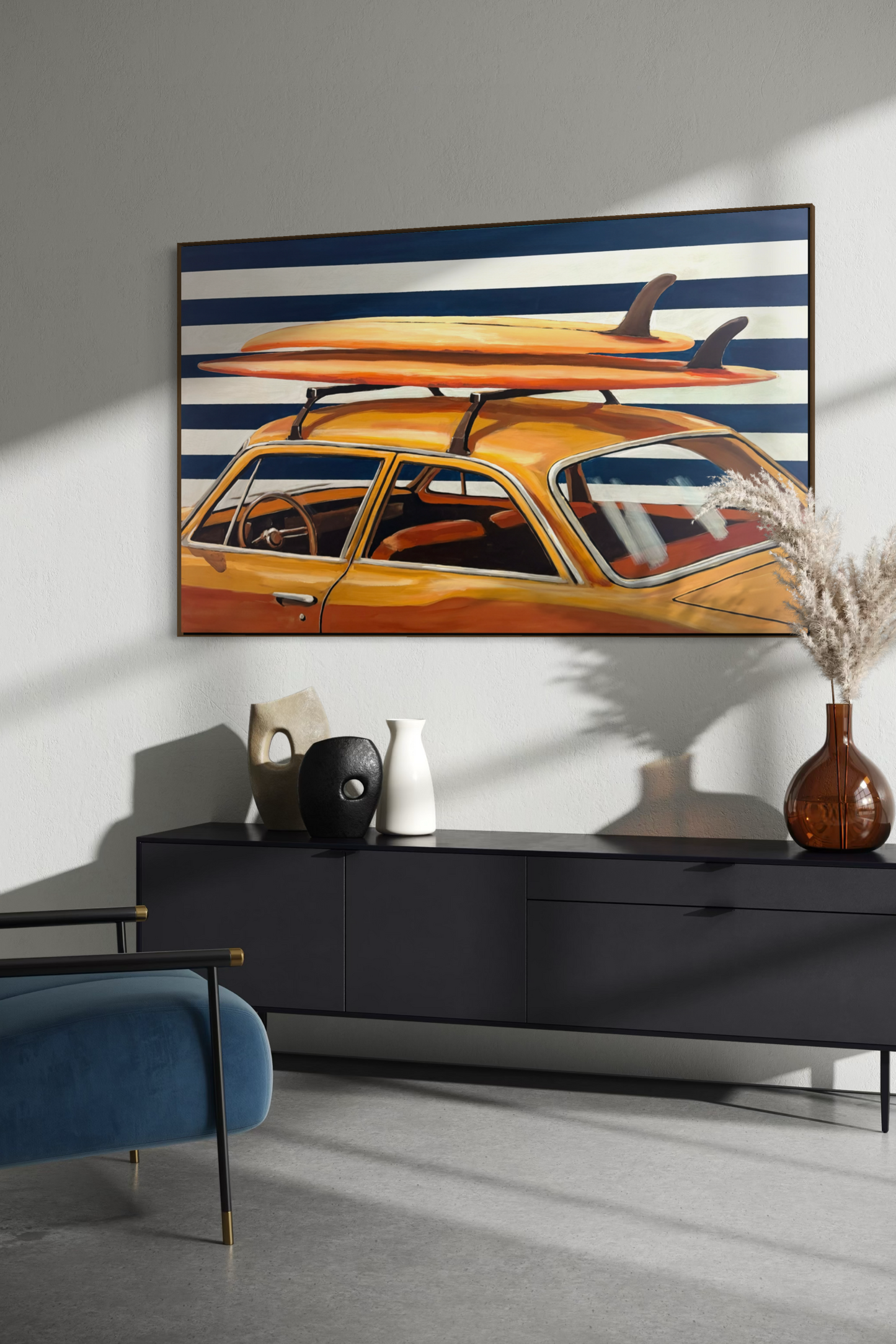 Obra de Arte Figurativa - Surf Vintage