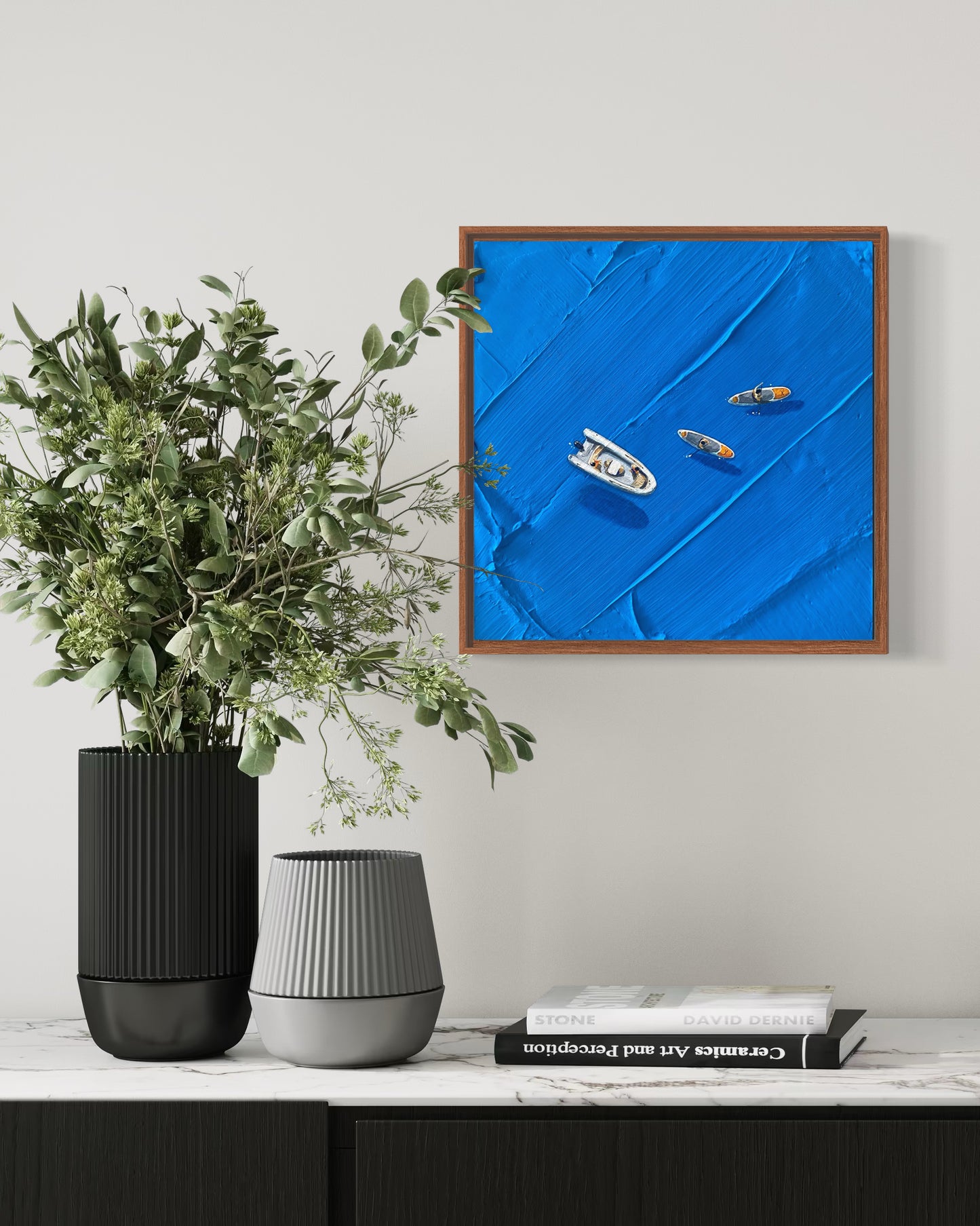Obra De Arte Figurativa - Afloat