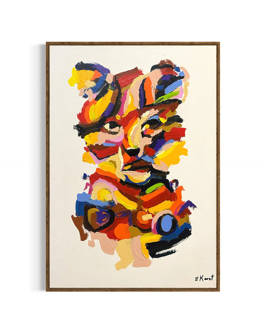 Obra De Arte Figurativa - Gato Maracujá