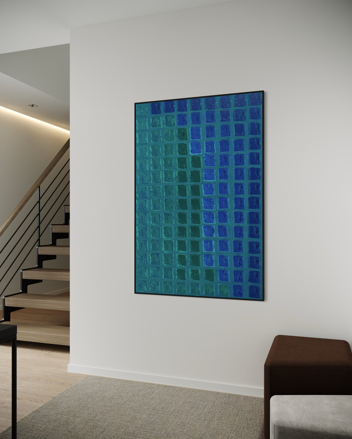 Obra De Arte Abstrata - Ladrilhos