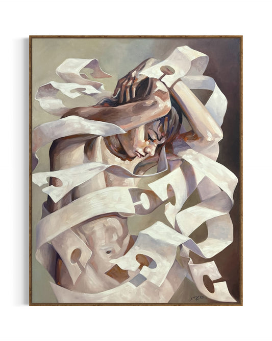 Obra De Arte Figurativo - Medusas de Papel - Deep