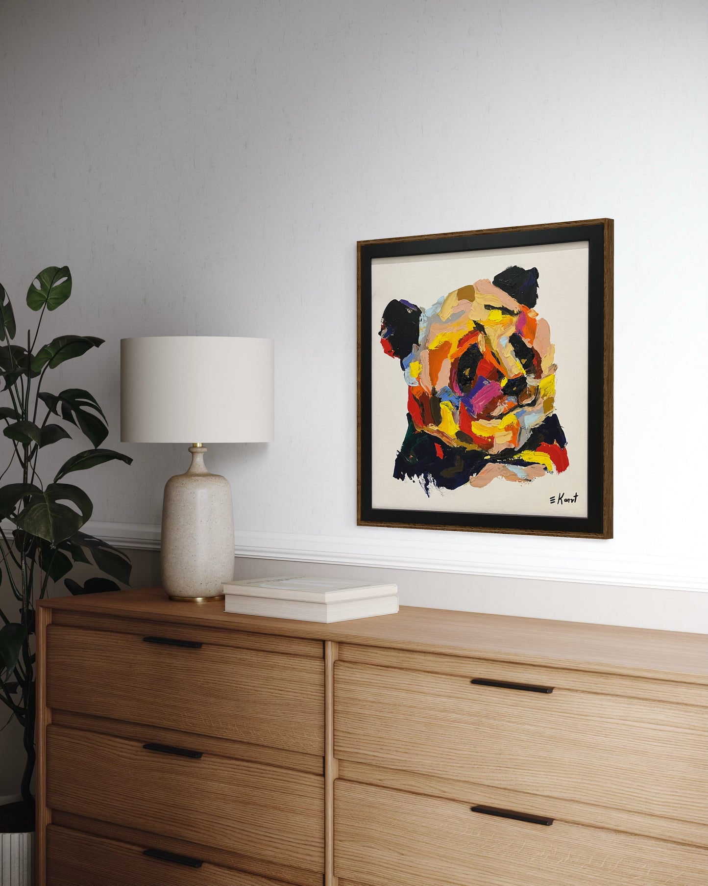 Obra De Arte Figurativa - Panda