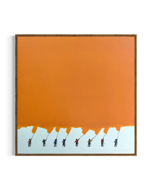 Obra De Arte Minimalista  - Pintores Amarelo