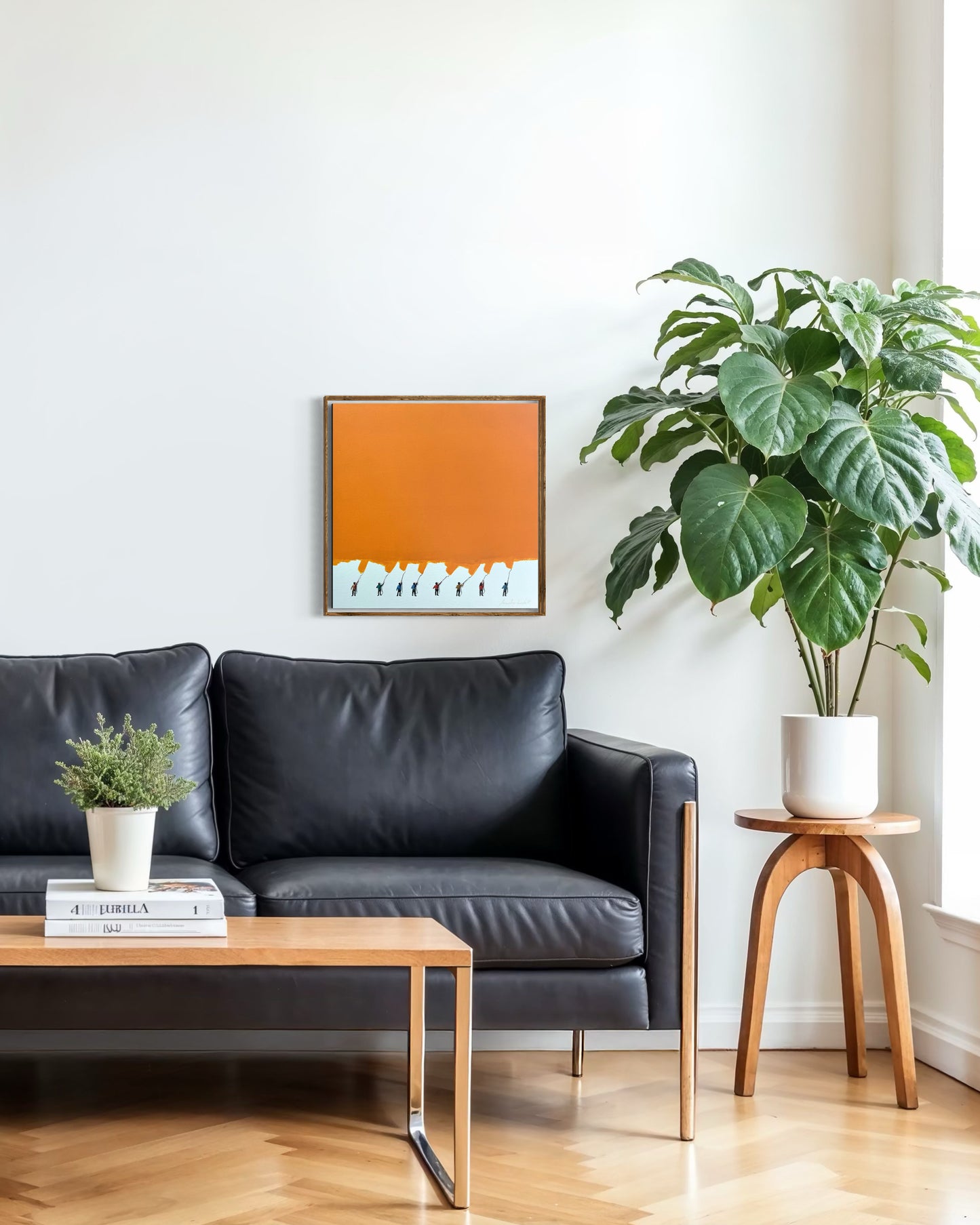Obra De Arte Minimalista  - Pintores Amarelo